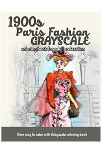 1900s Paris Fashion Grayscale