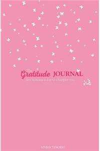 The Gratitude Journal: Five Minutes a Day to a Happier You (Baby Pink)