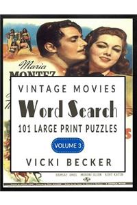 Vintage Movies Word Search