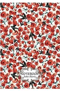 Rose and Bird Pattern: Pocket Notebook Journal Diary (Blank Notebook Journal)