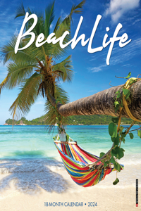 Beach Life 2024 12 X 12 Wall Calendar