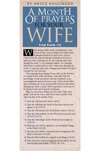 A Month of Prayers for Your Wife from Psalm 119 50-Pack