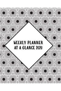 Weekly Planner At A Glance 2020
