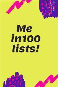 Me in 100 lists