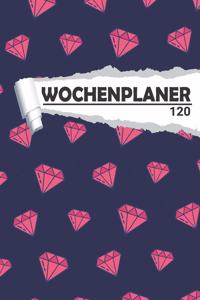Wochenplaner Diamant Blau
