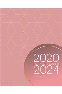 2020-2024 Five Year Planner-Hexagon