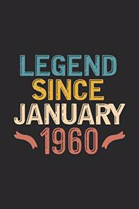 Legend Since January 1960