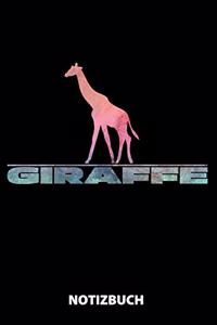 Giraffe Notizbuch: 100 Linierte Seiten - Ca. Din A5 - Skizzenbuch - Matheheft - Schulheft - Übungsheft - Geschenk Zu Weihnachten Oder Geburtstag - Lustige Geschenkidee