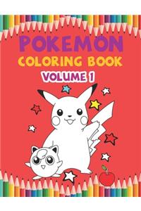 Pokemon Coloring Book Volume 1