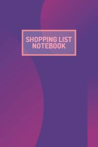 Shopping Organizer - (100 Pages, Daily Shopping Notebook, Perfect For a Gift, Shopping Organizer Notebook, Grocery List Notebook)