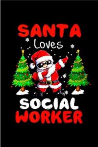 Santa loves social worker