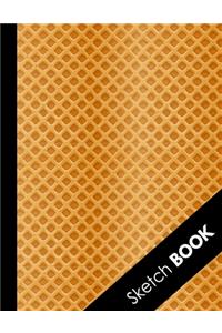 Sketch Book: Delicious Waffles Large Journal Sketchbook With Blank Pages For Drawing And Sketching: Novelty Artist Edition