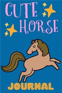 Cute Horse Journal