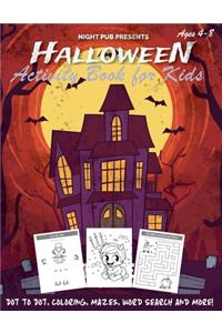 Halloween Activity Book for Kids