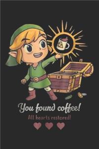 You Found Coffee! All Hearts Restored!