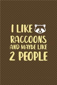 I Like Raccoons And Maybe Like 2 People