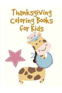 Thanksgiving Coloring Books for Kids