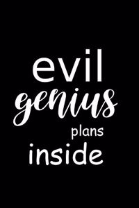 2020 Daily Planner Funny Saying Evil Genius Plans Inside 388 Pages