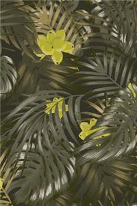 Vintage Tropical Palm Leaf Fashion Journal