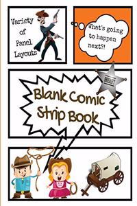 Blank Comic Strip Book