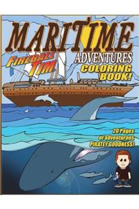 Fireball Tim MARITIME ADVENTURES Coloring Book