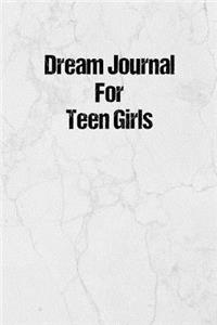 Dream Journal for Teen Girls