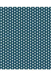 Diamonds Dots Pattern Design School Composition Book 130 Pages