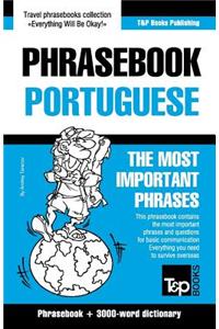 English-Portuguese phrasebook and 3000-word topical vocabulary