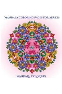 Mandala Coloring Pages for Adults