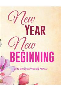 2019 Weekly and Monthly Planner