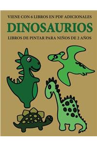 Libros de pintar para niños de 2 años (Dinosaurios)