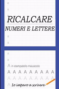 ricalcare numeri e lettere