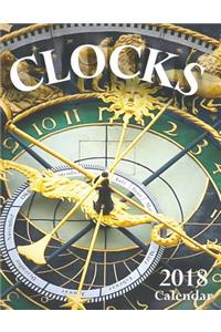 Clocks 2018 Calendar (UK Edition)