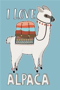 I love Alpaca (Alpaca Journal, Diary, Notebook)