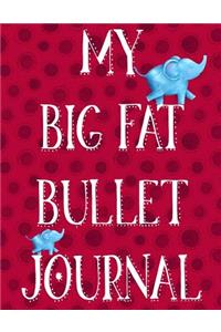 My Big Fat Bullet Journal: Jumbo Sized Dot Style Bullet Journal Notebook - 300 Plus Numbered Pages with 300 Dot Grid Pages, 6 Index Pages and 2 Key Pages in Large 8.5 X 11 Size
