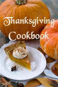 Thanksgiving Cookbook: Blank Cookbooks