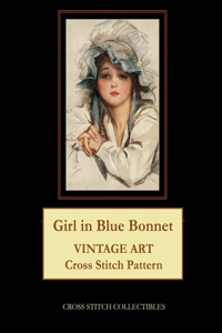 Girl in Blue Bonnet