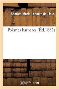 Poèmes Barbares