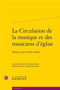 Circulation de la Musique Et Des Musiciens d'Eglise