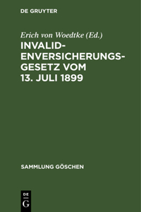 Invalidenversicherungsgesetz vom 13. Juli 1899