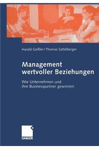 Management wertvoller Beziehungen
