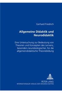 Allgemeine Didaktik Und «Neurodidaktik»