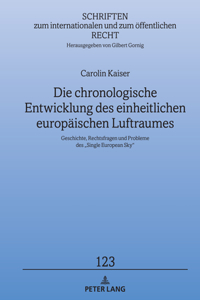 Die chronologische Entwicklung des einheitlichen europaeischen Luftraumes