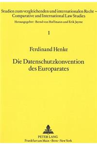 Datenschutzkonvention des Europarates