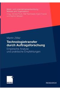 Technologietransfer Durch Auftragsforschung