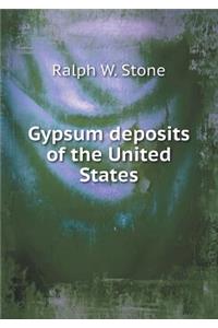 Gypsum Deposits of the United States