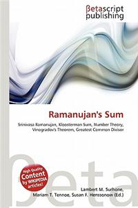 Ramanujan's Sum