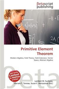 Primitive Element Theorem