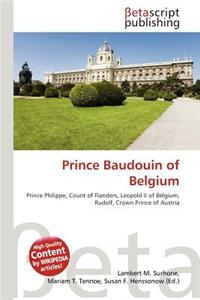 Prince Baudouin of Belgium