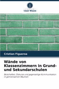 Wände von Klassenzimmern in Grund- und Sekundarschulen